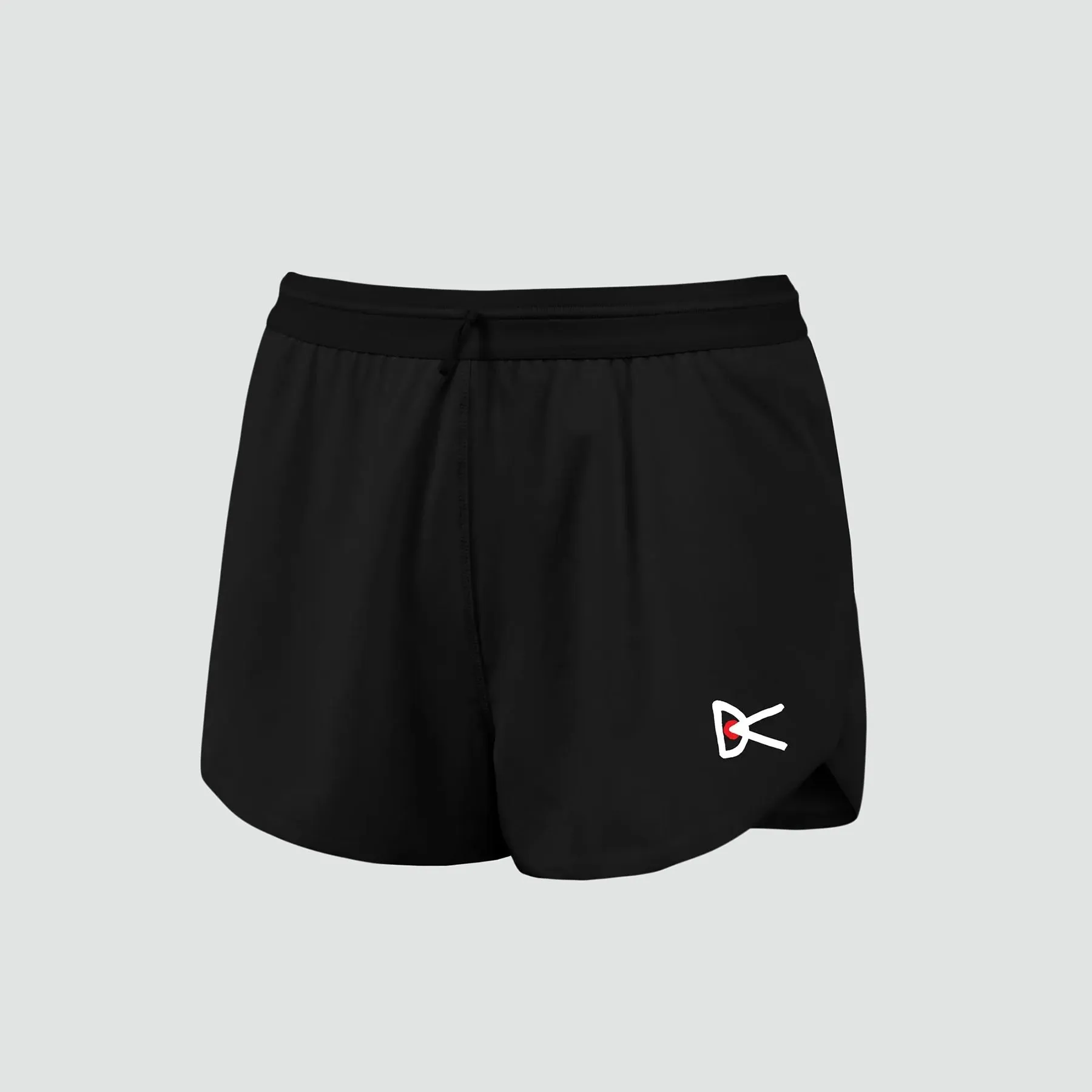 3in Split Shorts - Black