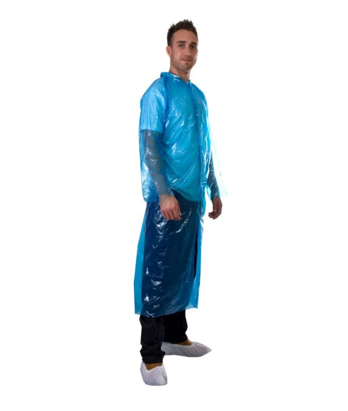 500 Pieces - Disposable PE Visitor Coats