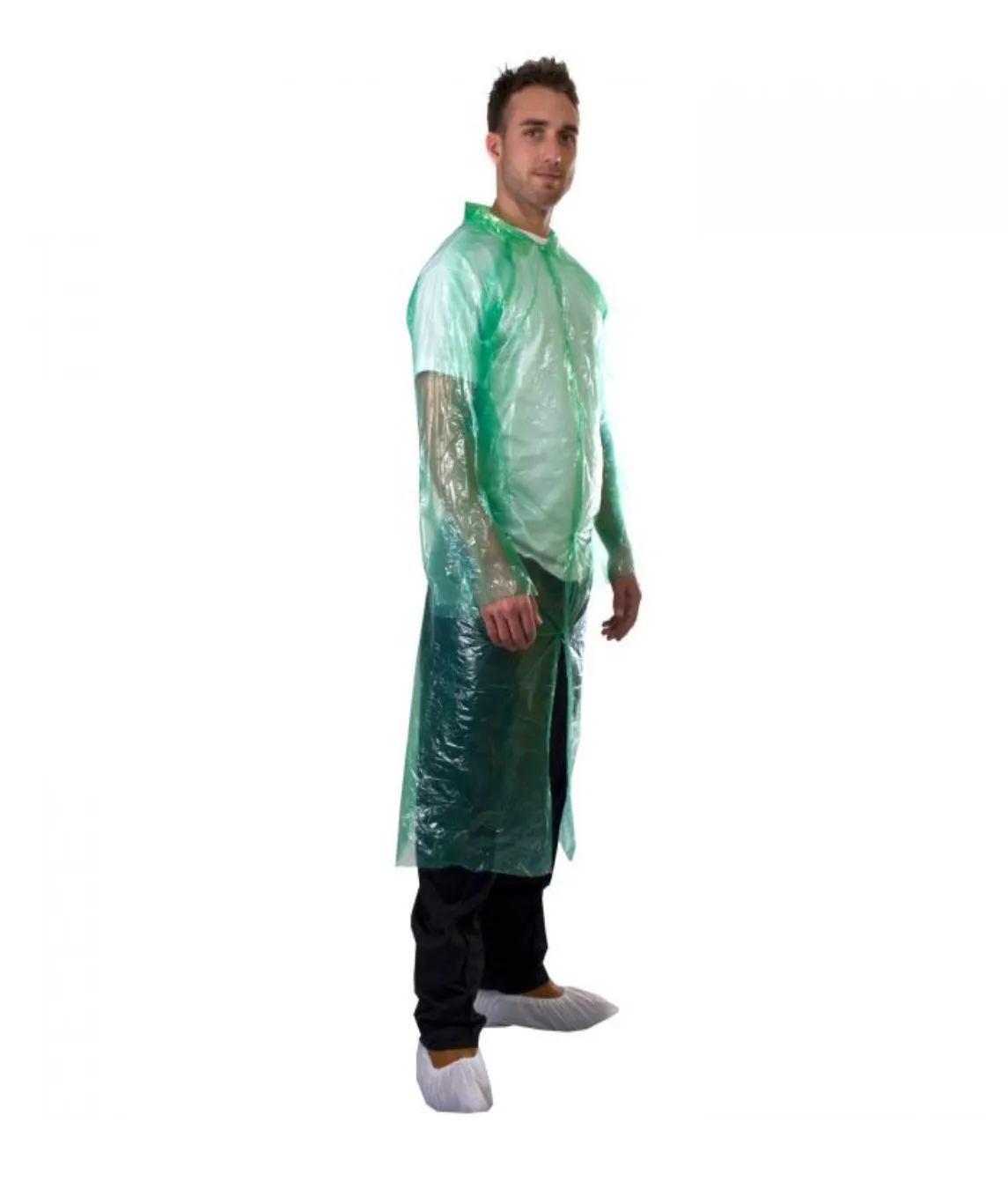 500 Pieces - Disposable PE Visitor Coats