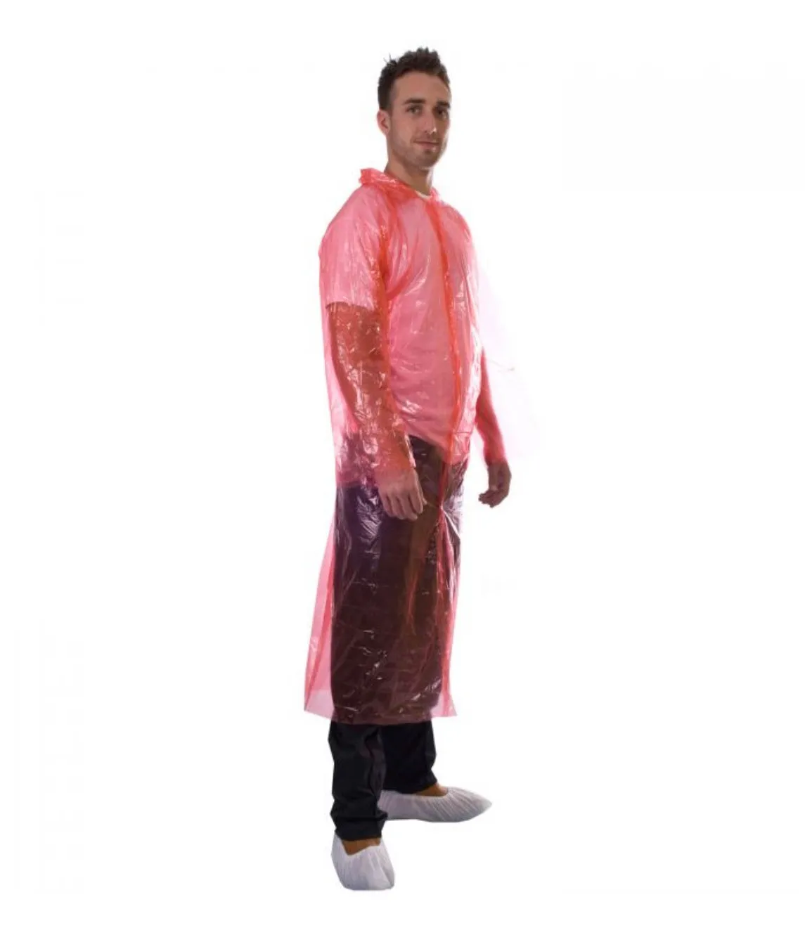 500 Pieces - Disposable PE Visitor Coats