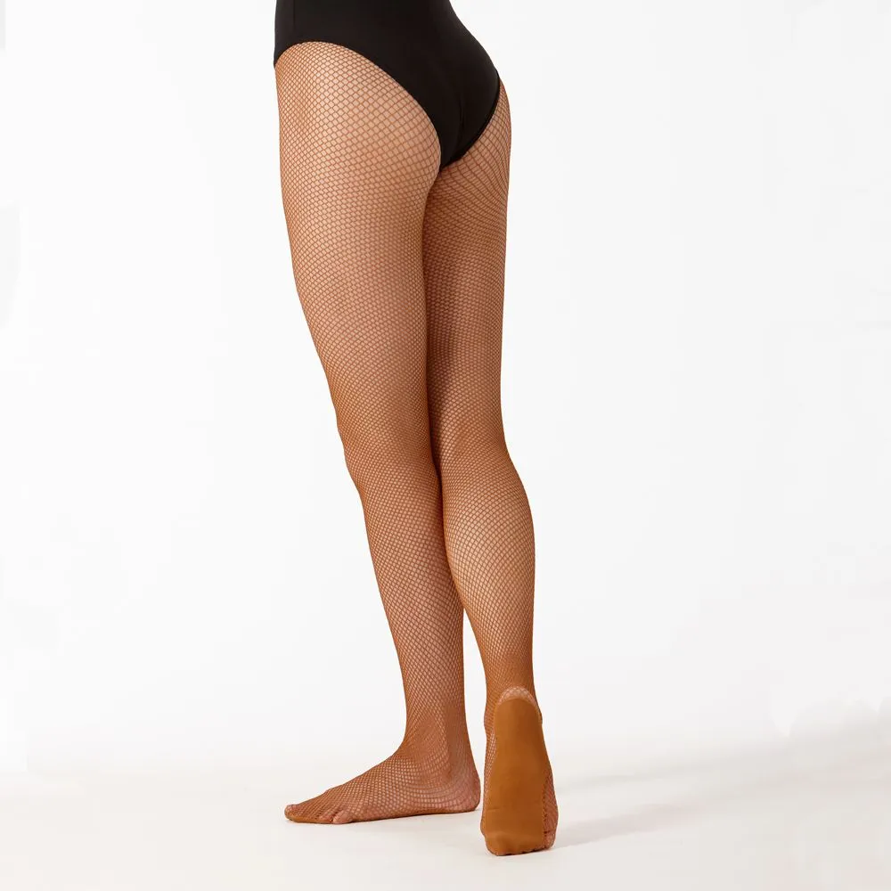Adult High Performance Toffee Fishnets Tights