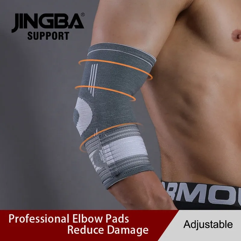 Arm Compression Sleeve - Elastic Nylon Elbow Support and Protector