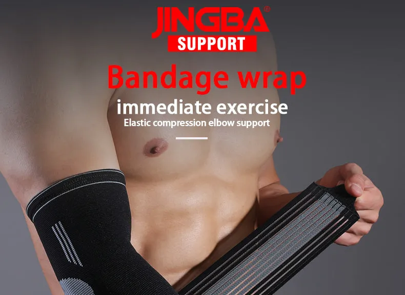 Arm Compression Sleeve - Elastic Nylon Elbow Support and Protector