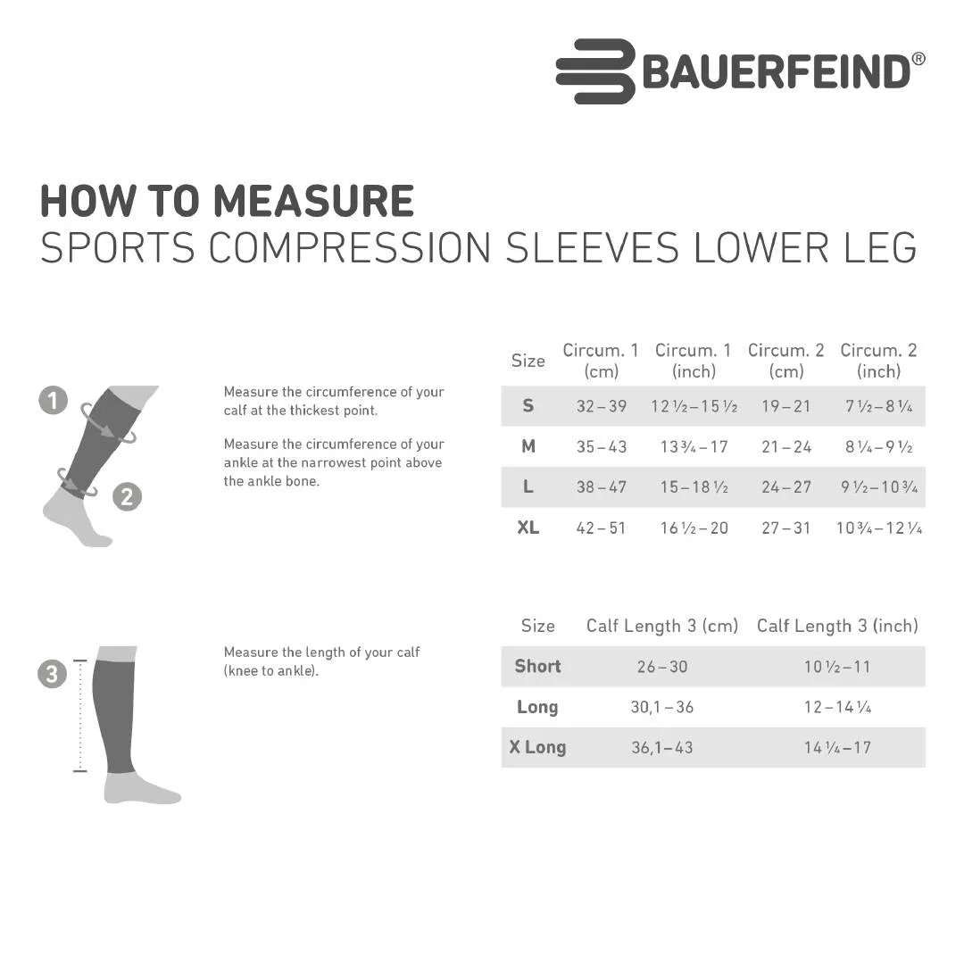 Bauerfeind Compression Sleeves Lower Leg - Long