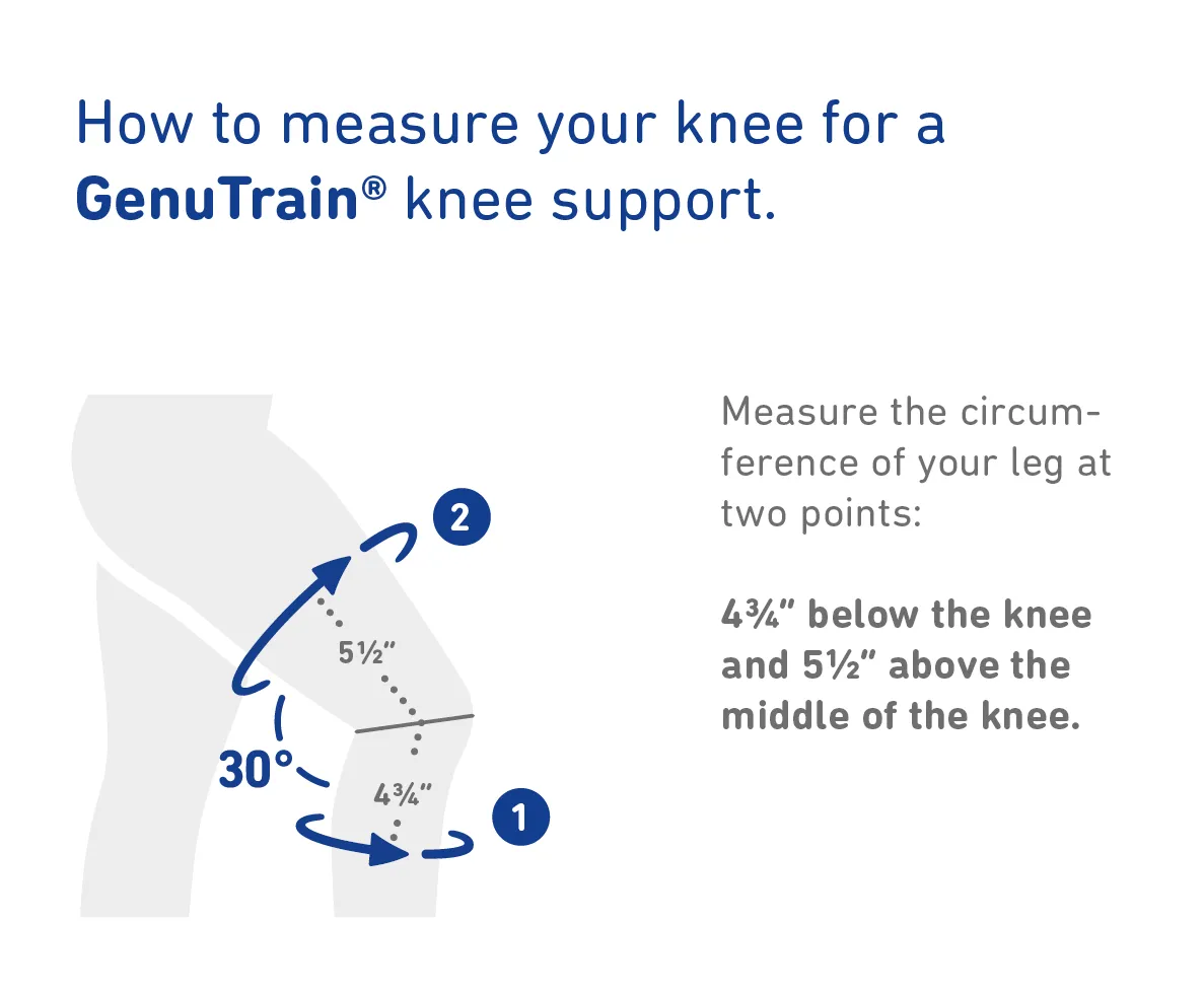 Bauerfeind Medical GenuTrain® - Knee Brace with Silicone Board