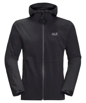 Black - Packable waterproof jacket (OL)