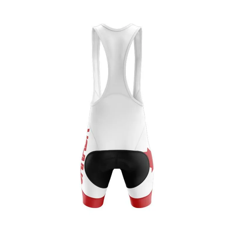 Canada Leaf (WHITE) Bib & Shorts