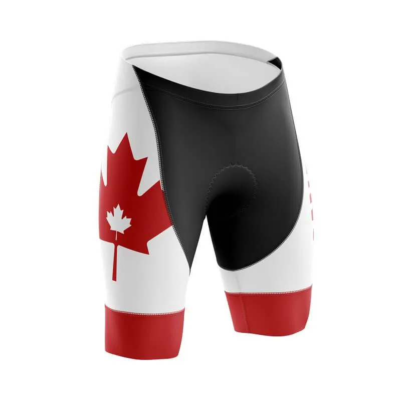 Canada Leaf (WHITE) Bib & Shorts