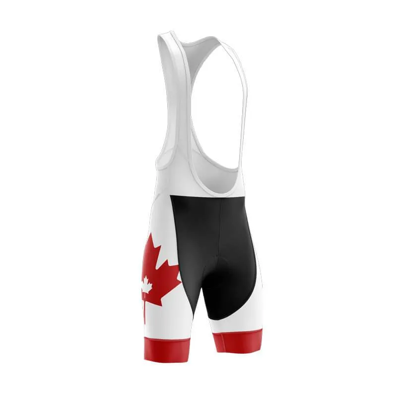 Canada Leaf (WHITE) Bib & Shorts