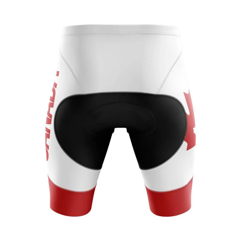 Canada Leaf (WHITE) Bib & Shorts