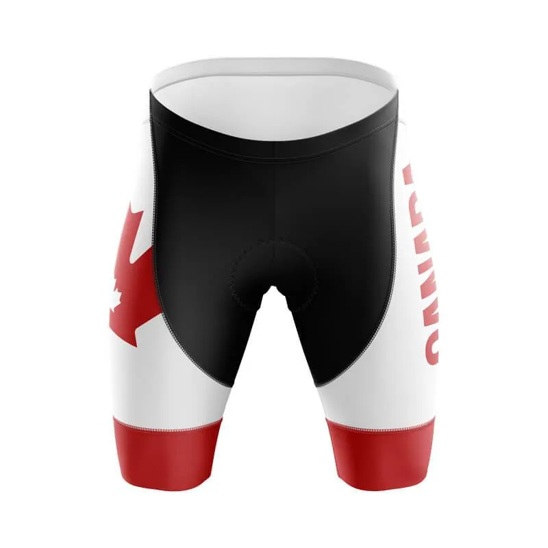 Canada Leaf (WHITE) Bib & Shorts