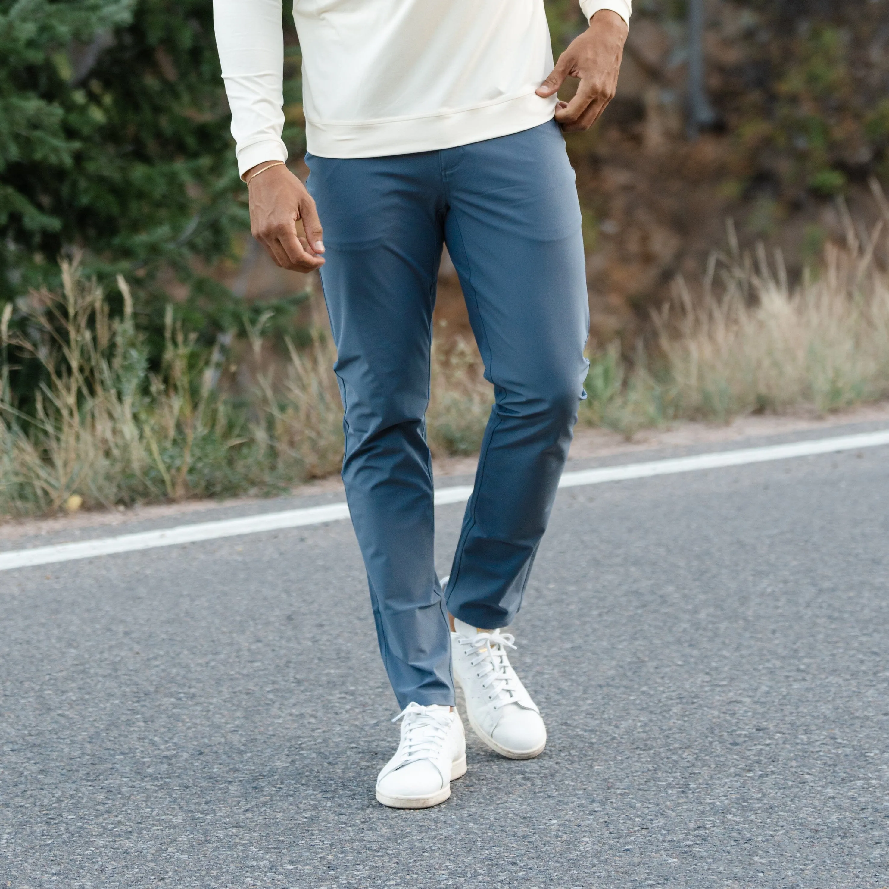 Delta Performance Pant | Solid - Slate Blue