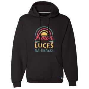 Dri-Power Fleece Pullover. Men's Hoodie, Amor con Luces Naturales