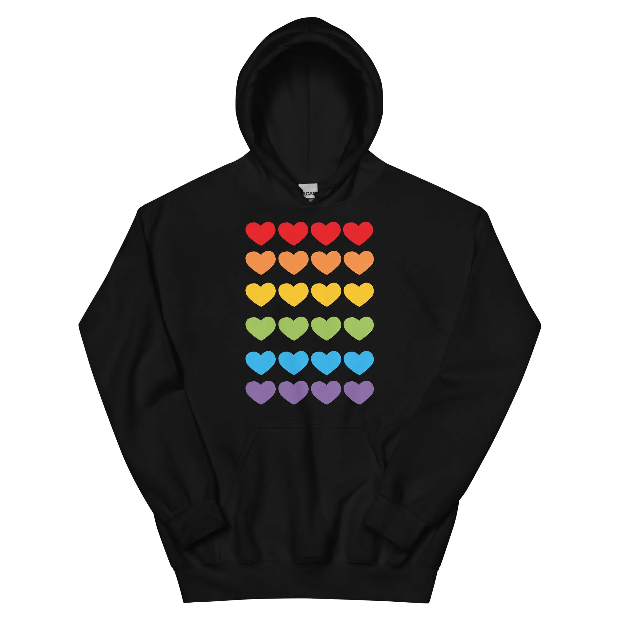 DUO MODERN "LGBTQ Pride Heart" Unisex Hoodie