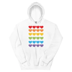 DUO MODERN "LGBTQ Pride Heart" Unisex Hoodie