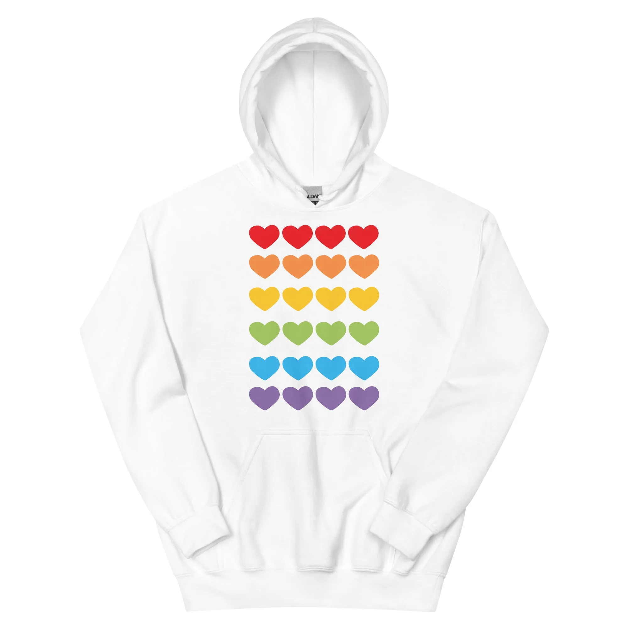 DUO MODERN "LGBTQ Pride Heart" Unisex Hoodie