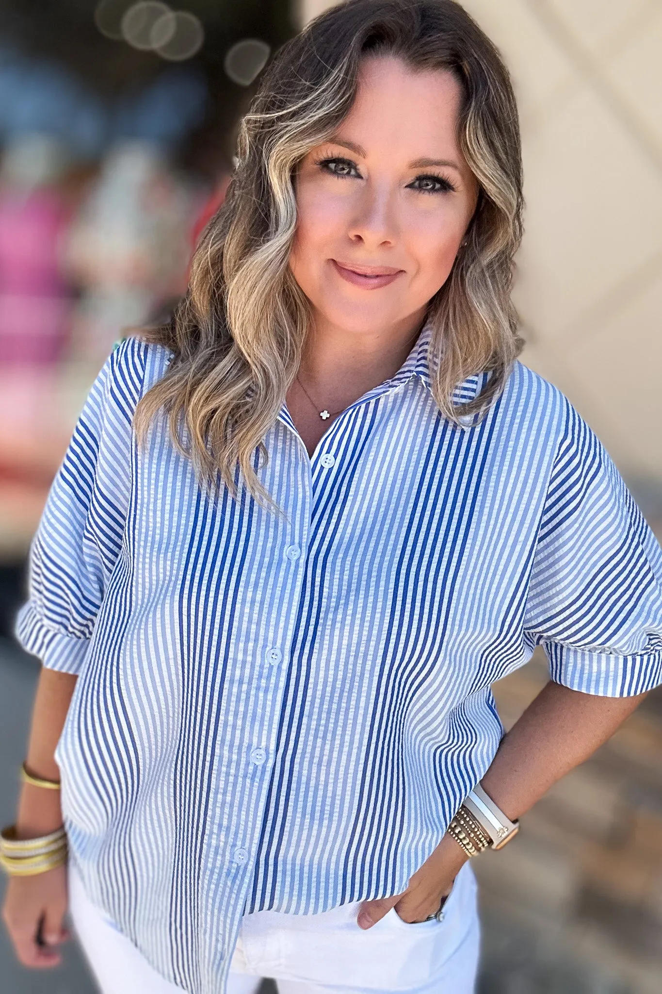 Enhanced Stripe Top
