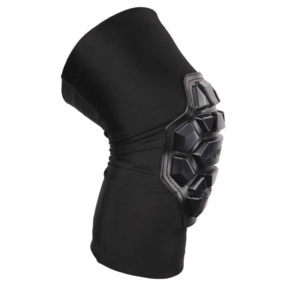 Ergodyne 18550 550 S/M Black Padded Knee Sleeves 3-Layer Foam Cap Pair