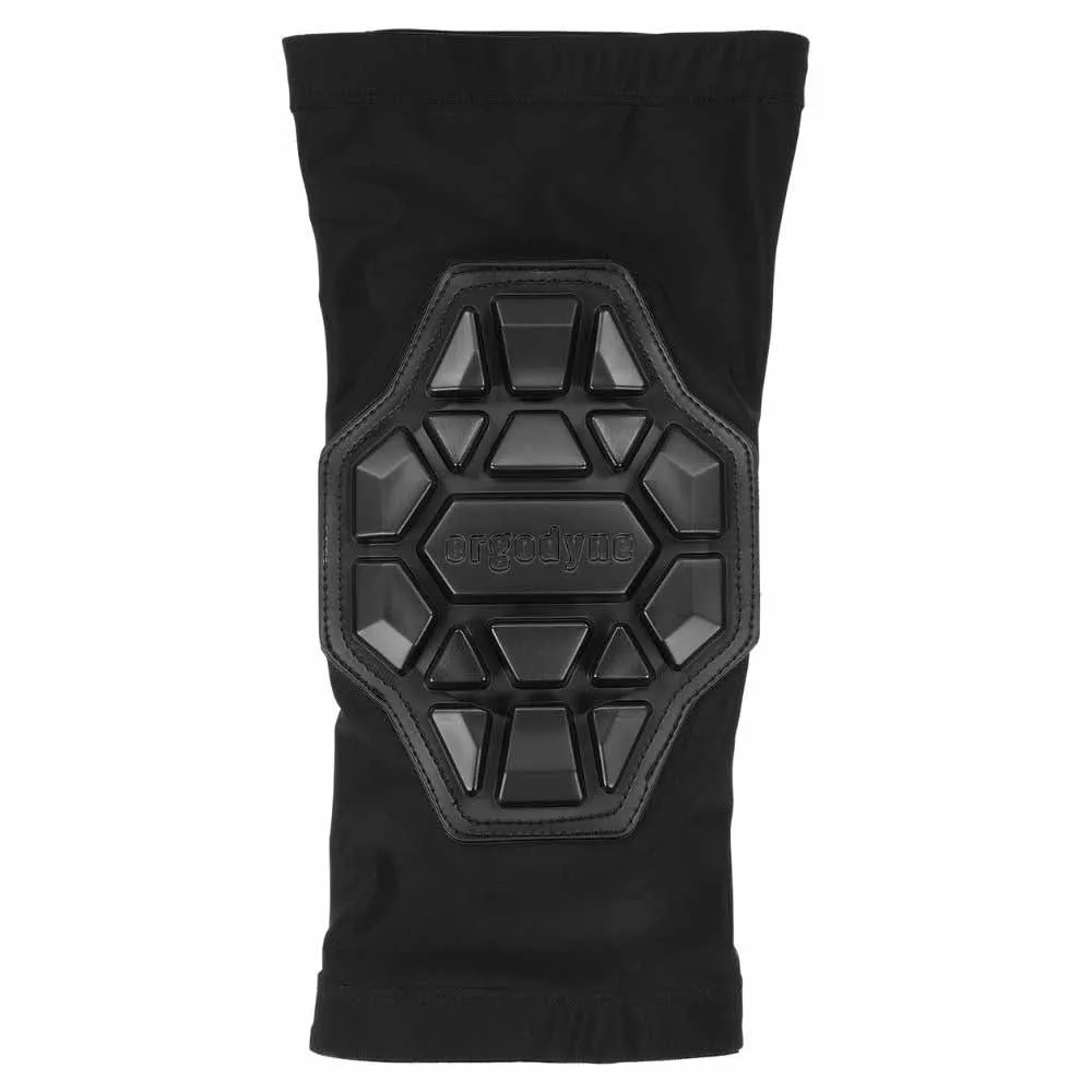 Ergodyne 18550 550 S/M Black Padded Knee Sleeves 3-Layer Foam Cap Pair