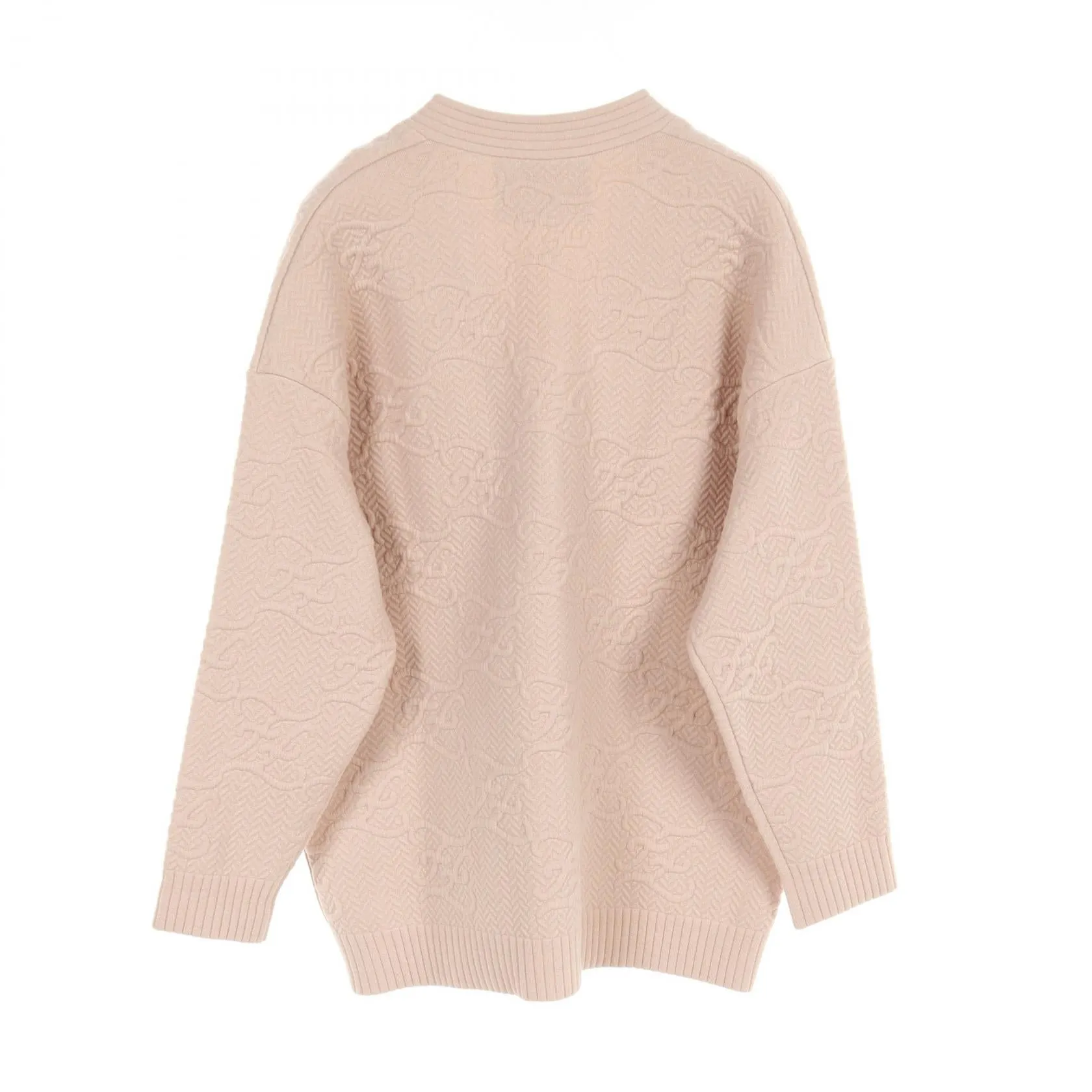 Fendi FF Logo Wool Rayon Cardigan