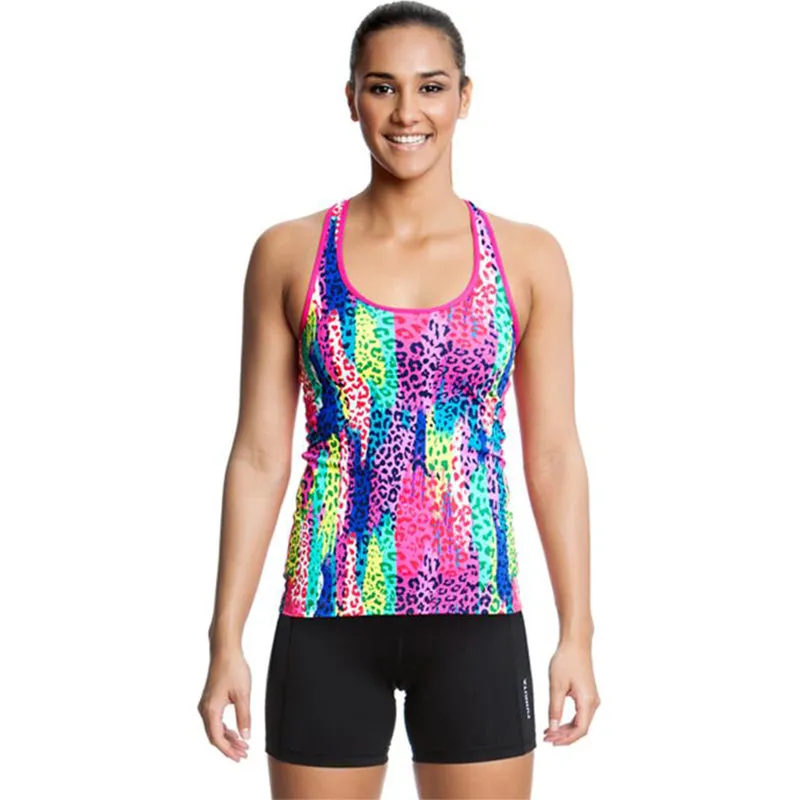 Funkita - Feline Fever - Ladies Active Singlet Top