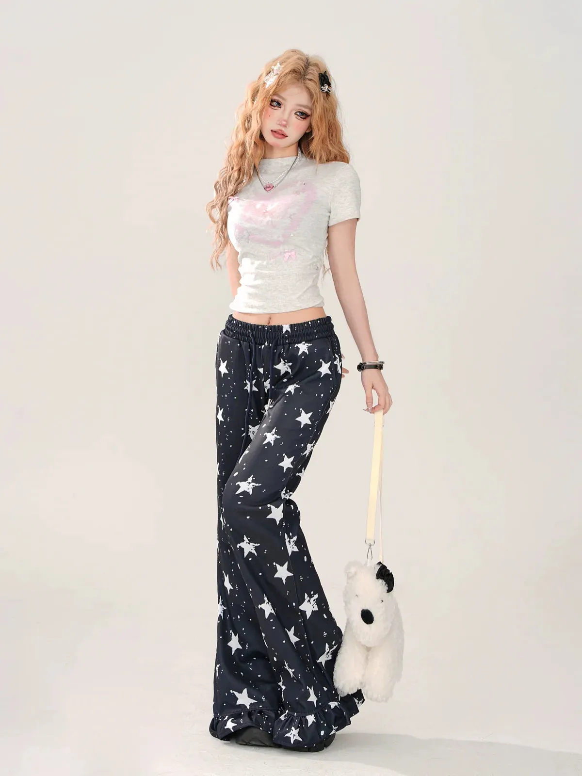 Girly Tops Heart Big Design