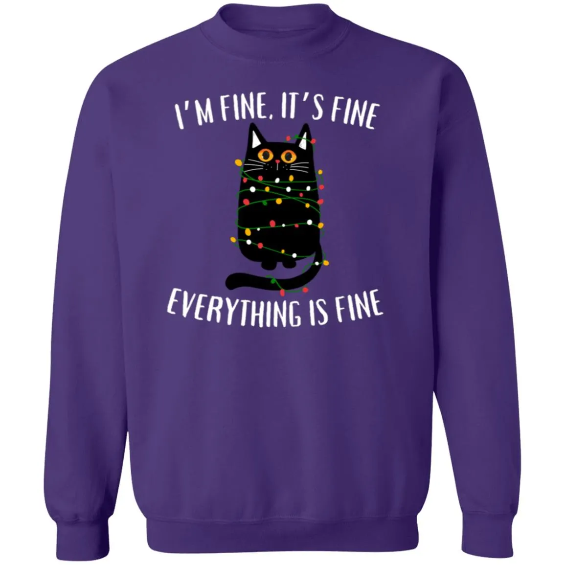 It's Fine, I'm Fine Soft Unisex Pullover Sweatshirt