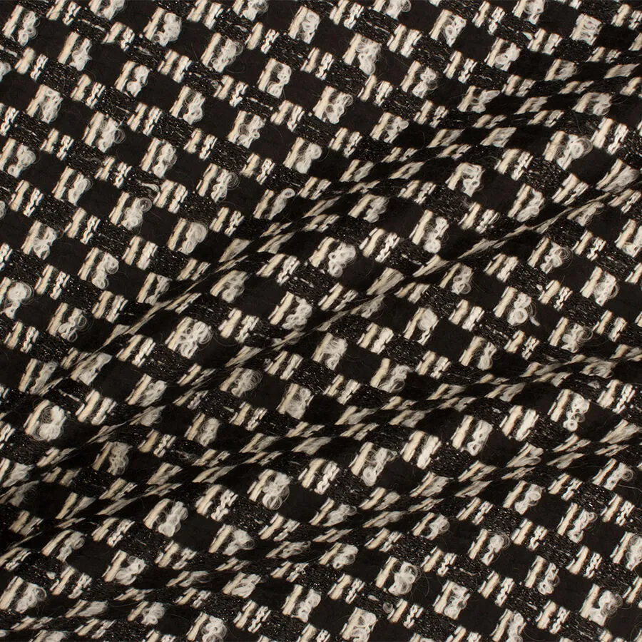 Monochrome Metallic Bouclé