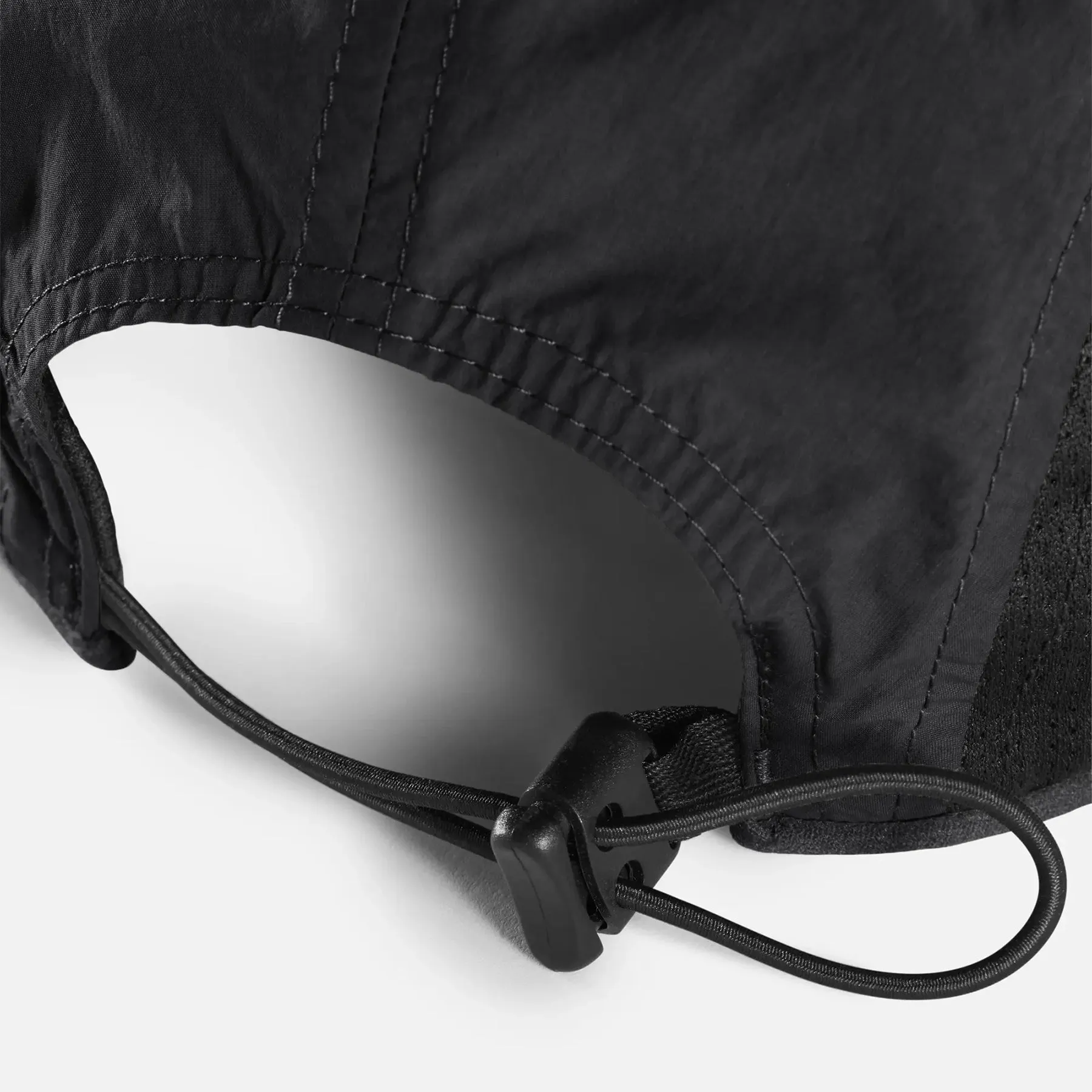Performance Paneled Mesh Hat - Black