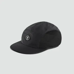Performance Paneled Mesh Hat - Black