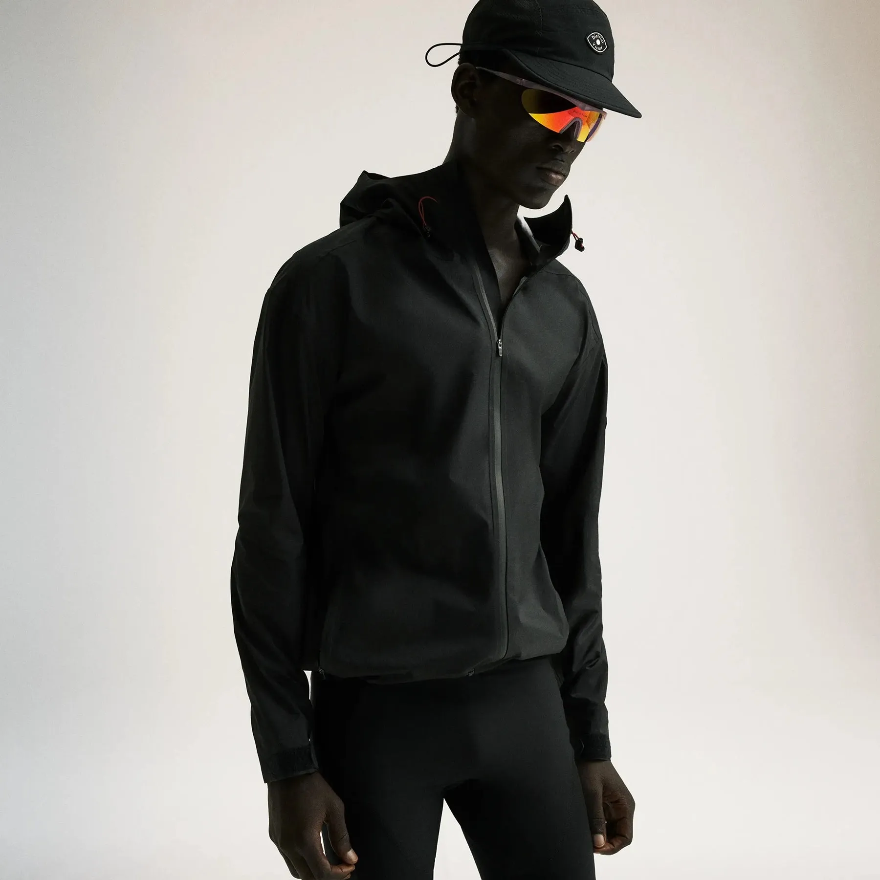 Performance Paneled Mesh Hat - Black
