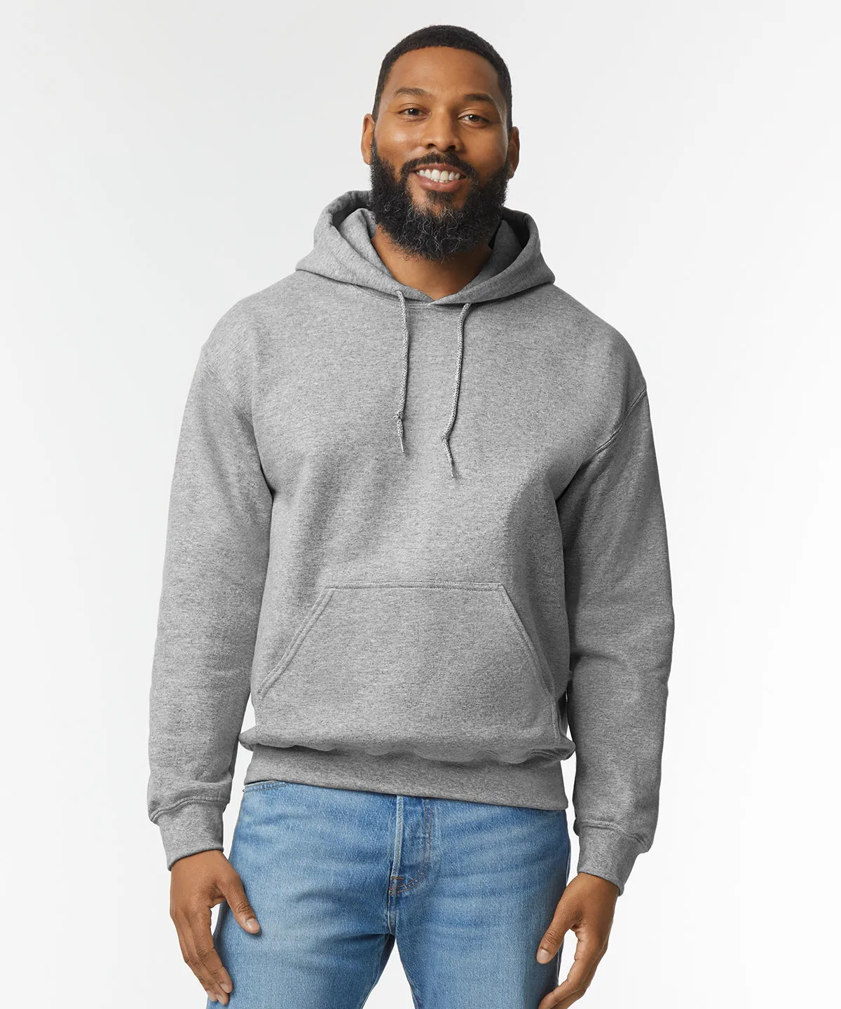 Red - DryBlend® adult hooded sweatshirt