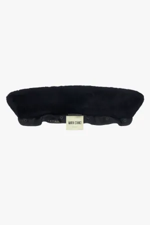 Shearling Collar - Midnight