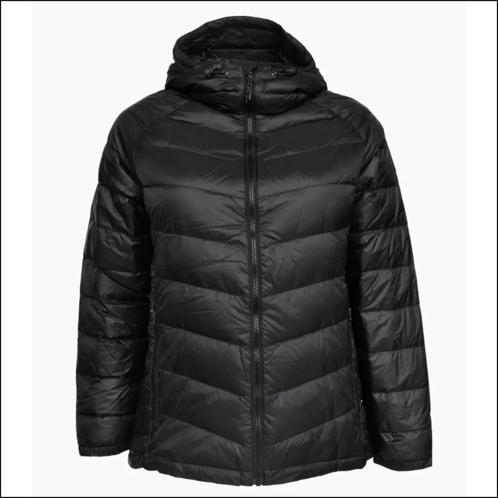 Snow Country Outerwear Womens Hooded Packable Down Jacket, Plus Size 1X-6X